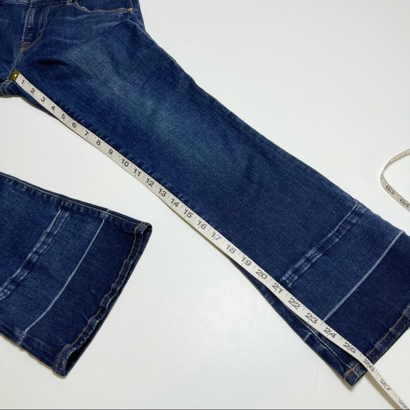 Frame Le Crop Mini Boot Released Hem Jeans Atlas Wash Size 26 Style: LCMBWRH179 - Picture 13 of 14